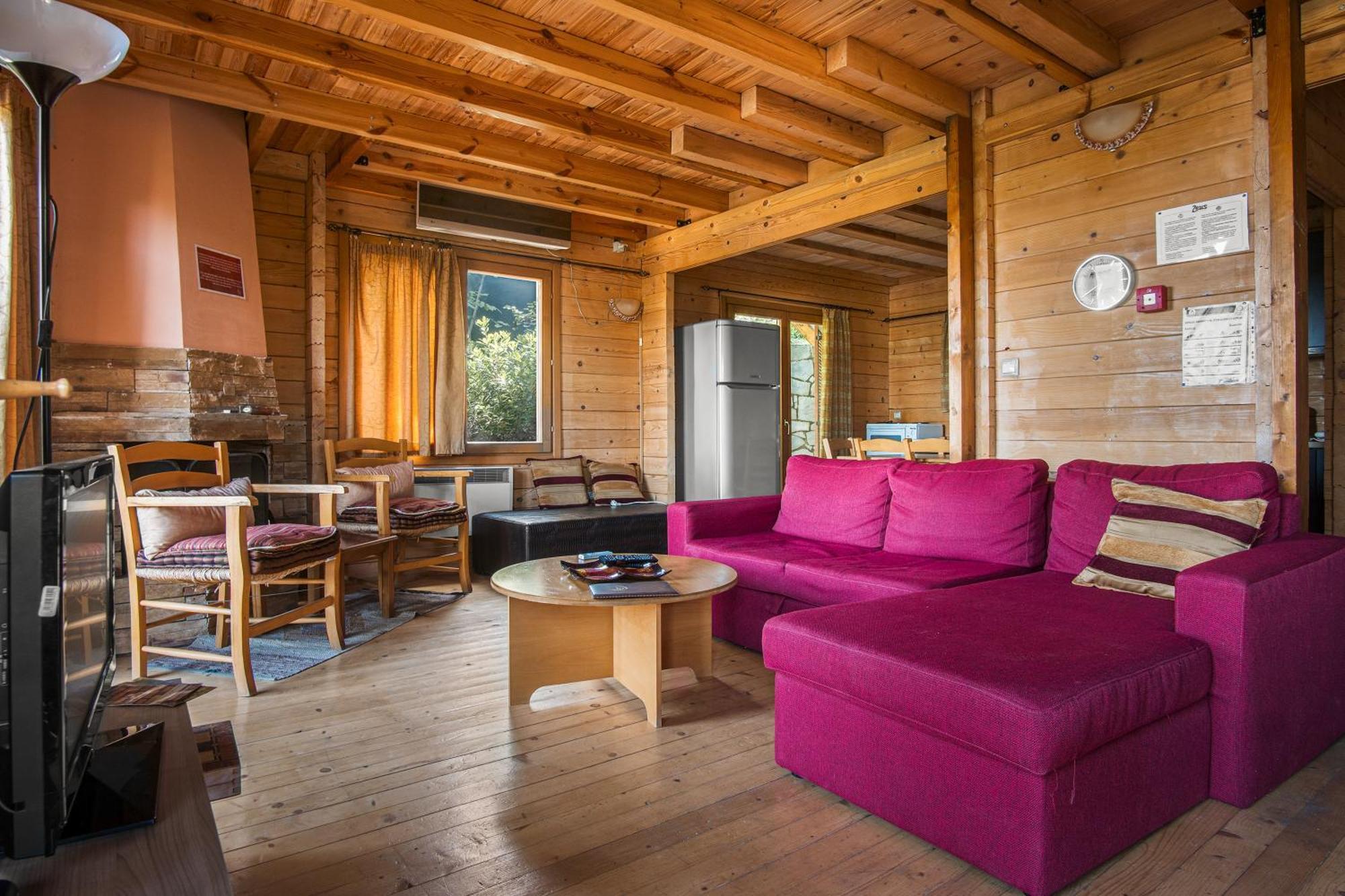 Zeus Village: Finnish Chalet Resort with Pools & Gym Molos  Exterior photo