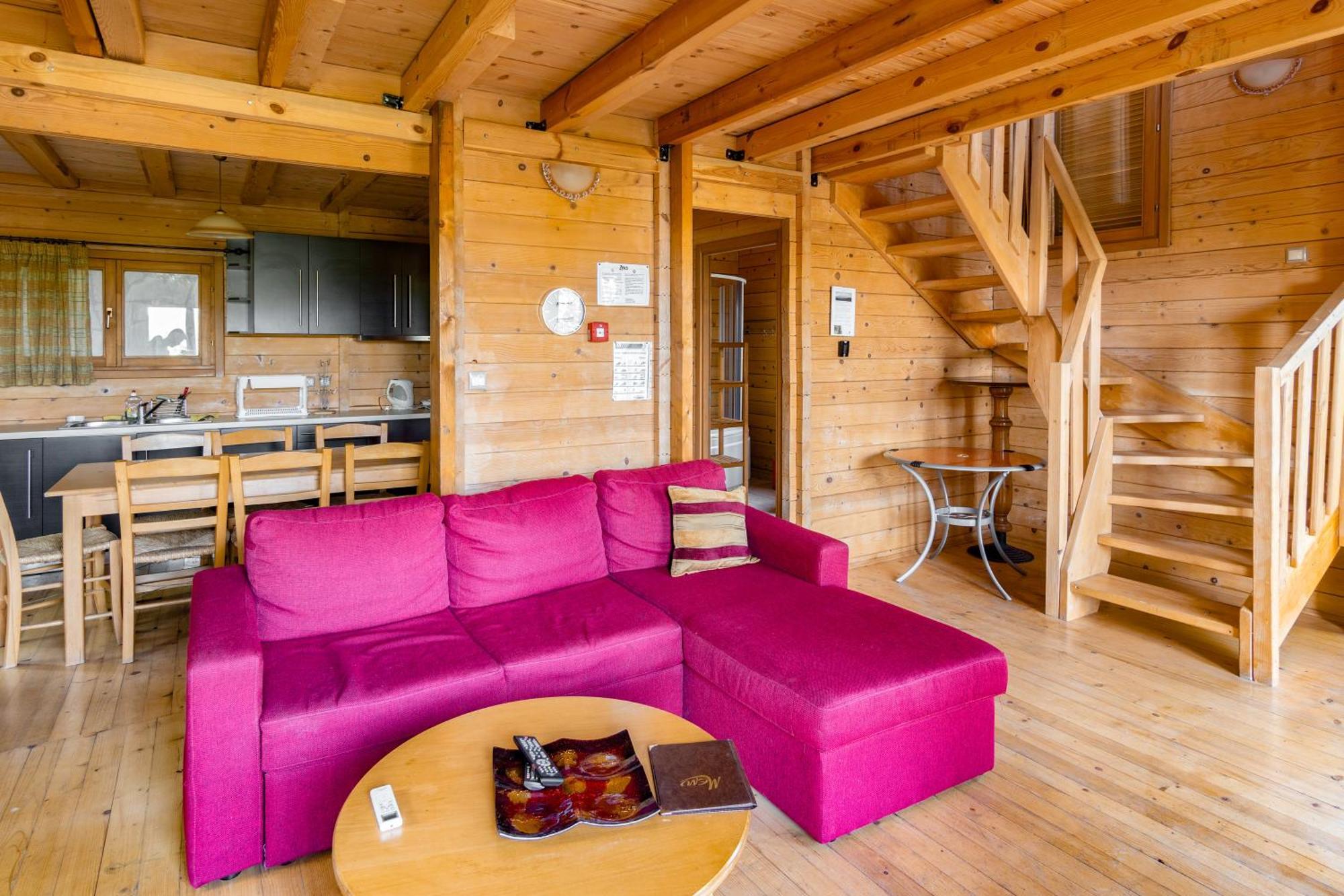 Zeus Village: Finnish Chalet Resort with Pools & Gym Molos  Exterior photo
