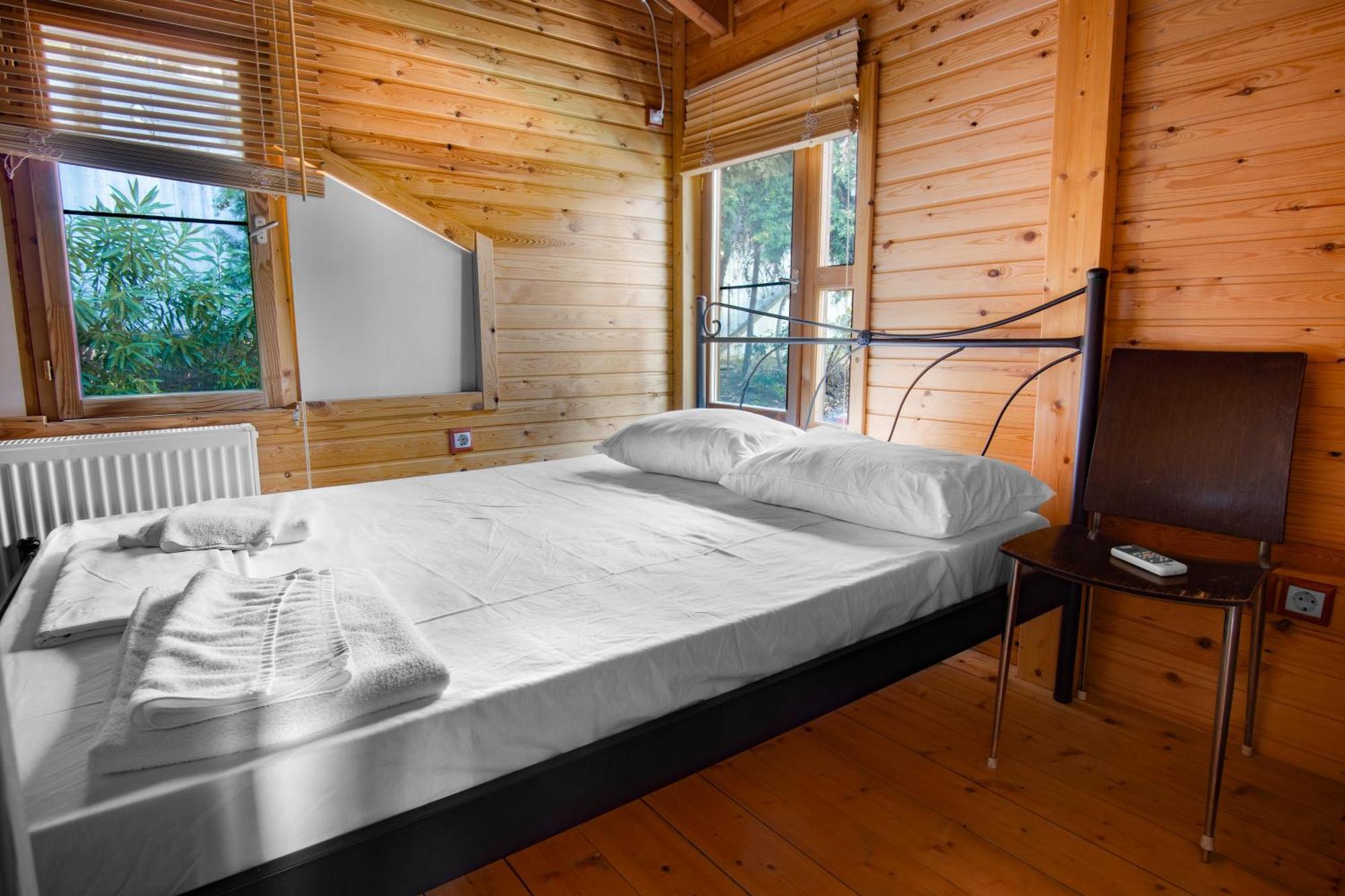 Zeus Village: Finnish Chalet Resort with Pools & Gym Molos  Exterior photo