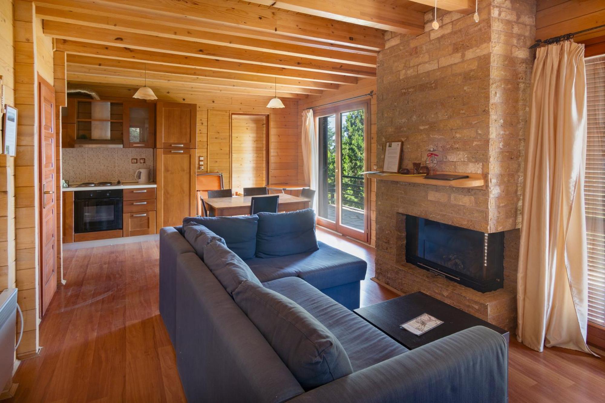 Zeus Village: Finnish Chalet Resort with Pools & Gym Molos  Exterior photo