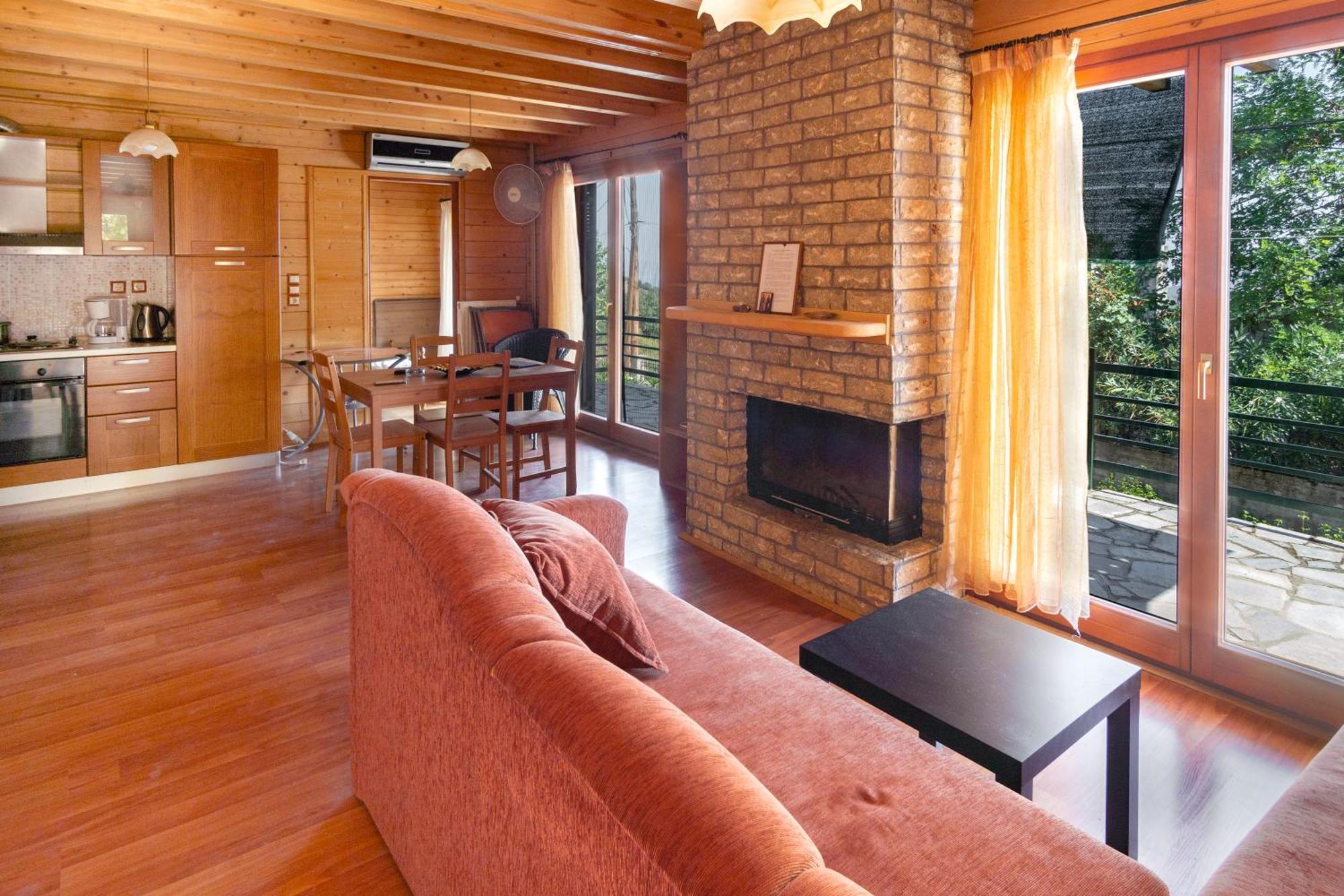 Zeus Village: Finnish Chalet Resort with Pools & Gym Molos  Exterior photo